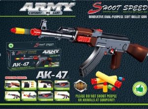 Army Ak-47 Soft Bullet Gun Play Set