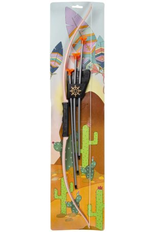 Indian Archery Bow & Arrow Set 5pc
