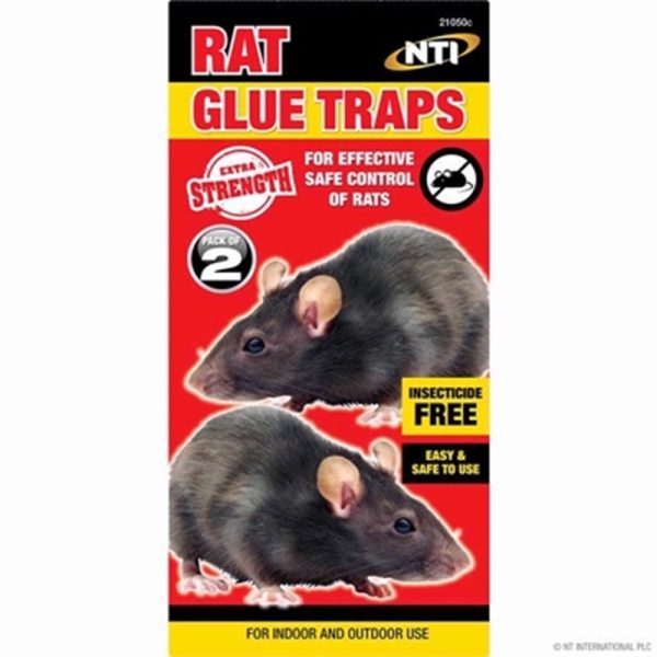 Premium Extra strength rat glue traps 2 packs