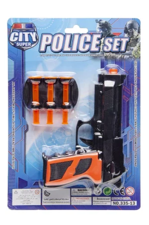 City Super Police Pistol & Bullets Play Set