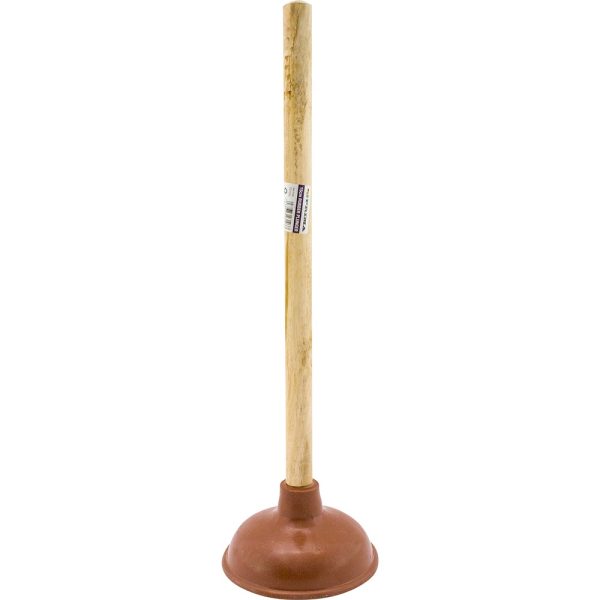 Premium Prima wooden handle sink plunger