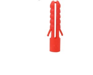 Maxifix 100pc 6mm Red Plastic Wall Plugs