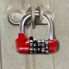 Dekton 5 Digit Combination U-Type Zinc Alloy Padlock 60mm