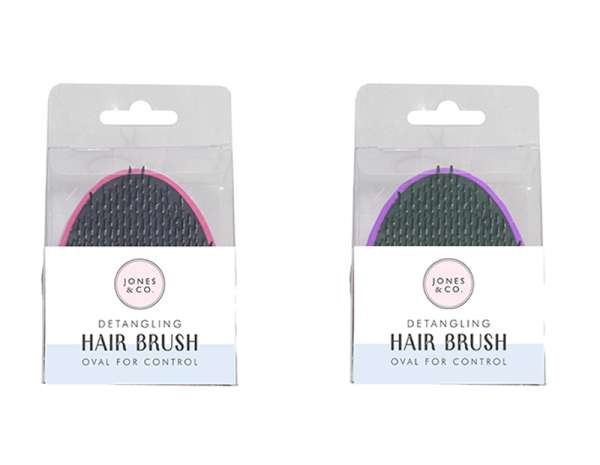 Premium Jones & co oval detangling hair brush