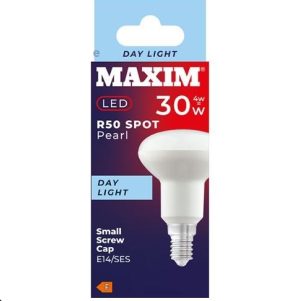 Maxim 4W=30W R50 Spot Pearl E14 SES Day Light LED Light Bulb