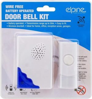 Elpine Wire-Free Battery Operated Door Bell Kit