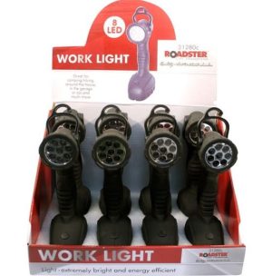 Roadster Car Accessories LED Work Light Pack Of 8