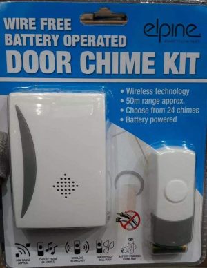 Elpine Wire-Free Battery Operated Door Chime Kit
