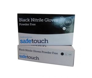 Black Nitrile Disposable Gloves Small 100pc