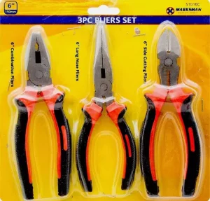 Marksman 6" Pliers Set 3pc