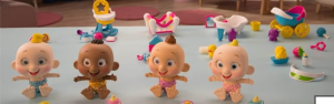 Tiny Tots Interactive Mini Doll Baby
