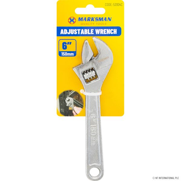 Premium Marksman adjustable wrench spanner 6"