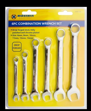 Marksman Combination Wrench Set 6pc