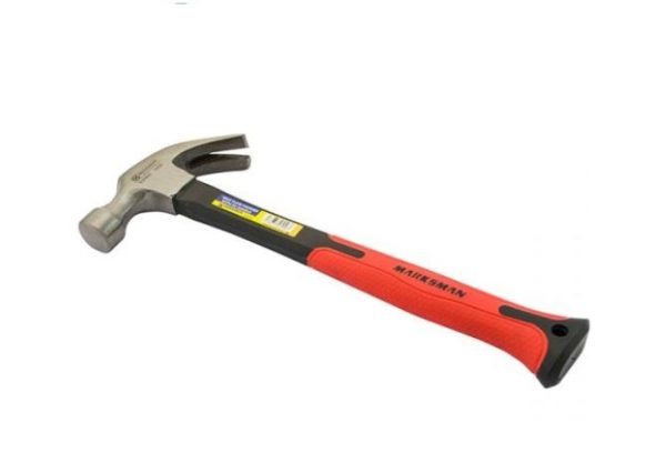 Premium Marksman fibreglass handle claw hammer 16oz