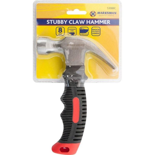 Premium Marksman stubby claw hammer 8oz