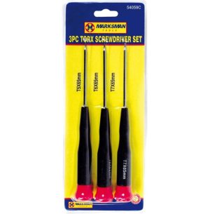 3pc Torx Screwdriver Set