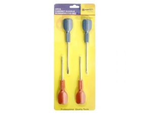 Marksman Cabinet Handle Flat & Phillips Screwdriver Set 4pc