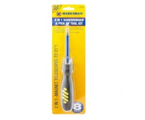 Marksman 8-In-1 Screwdriver & Pick Up Tool Kit 8pc