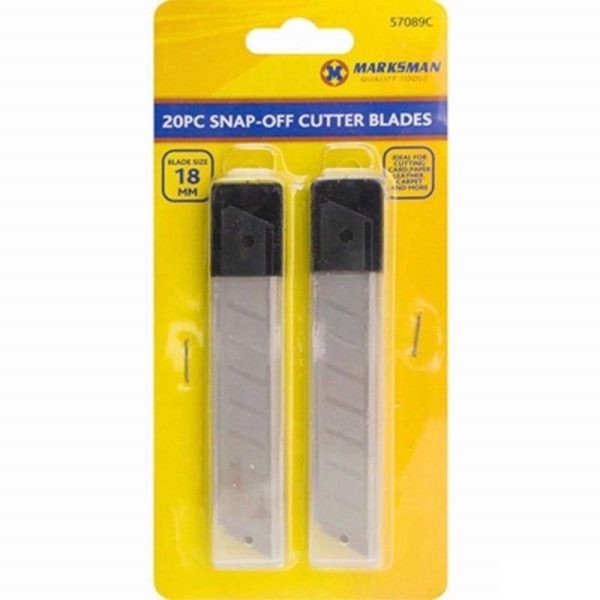 Premium Marksman snap-off cutter blades 20pc