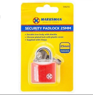 Marksman Iron Security Padlock 25mm