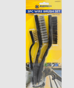 Marksman Wire Brush Set 3pc