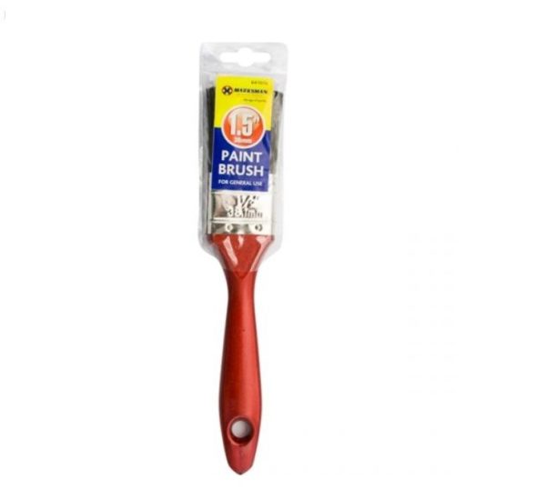 Premium Marksman red handle paint brush 1.5"