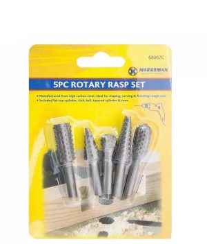 Marksman Rotary Rasp Set 5pc