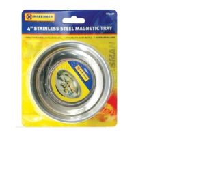Roadster Stainless Steel Magnetic Tray 4"