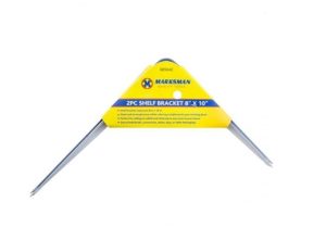 Marksman Shelf Bracket 8 X 10 White 2pc