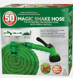 Marksman Magic Snake Expandable Garden Hose Pipe 50Ft