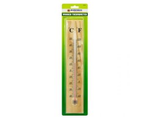 Marksman Wooden Thermometer Large