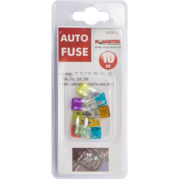 Premium Roadster car auto fuses 10pc