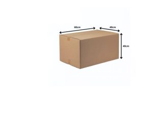 Strong Plain Double Wall Cardboard Box 60cm X 40cm X 40cm