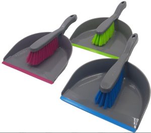 Dust Pan & Brush Grey 3