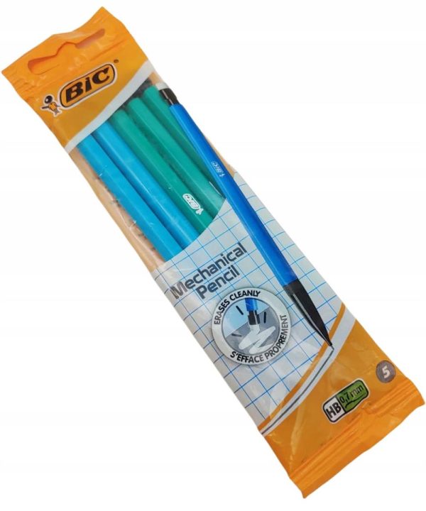 Premium Bic hb 0.7mm mechanical pencil pack of 5