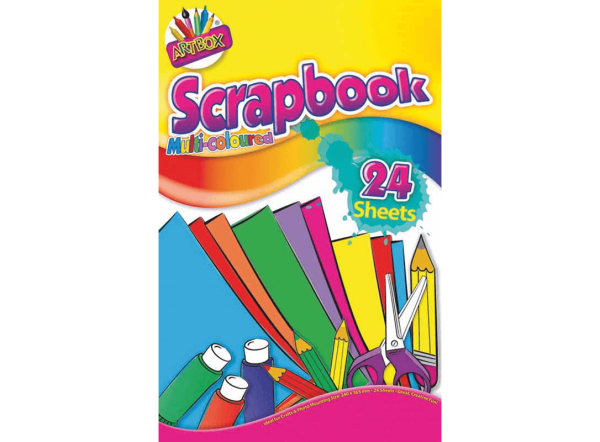 Premium Artbox scrapbook multi-coloured paper 24 sheets