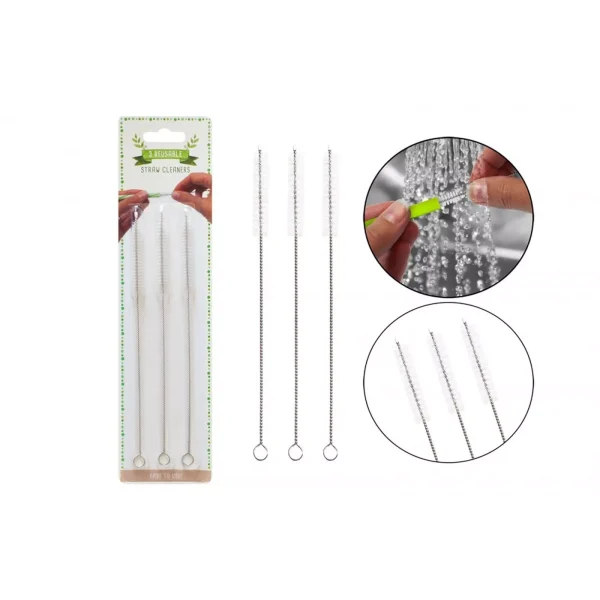 Premium Eco-friendly straw cleaner brush pack of 3