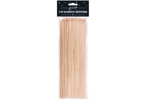 BBQ Bamboo Skewers 25cm Pack Of 150