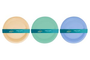 Bello Plastic Summer Picnic Kids Plates 23cm Pack of 4