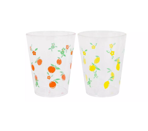 Bello Plastic Fruit Printed Picnic Tumbler
