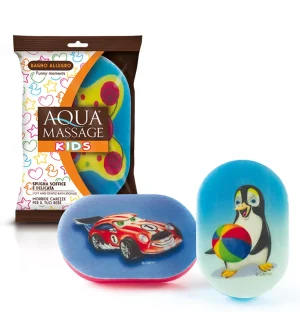 Aqua Kids Printed Gentle Bath Massage Sponge