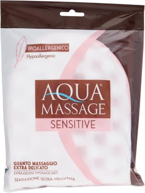 Aqua Hypoallergenic Sensitive Gentle Massage Mitt