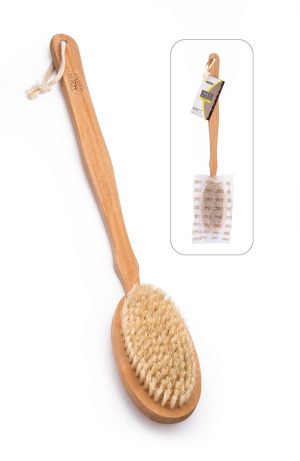 Aqua Natural Bristle Wooden Massage Brush