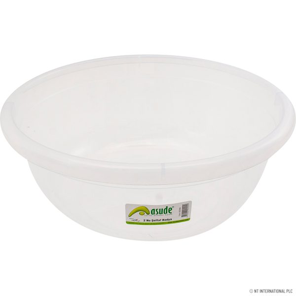 Premium Asude transparent plastic bowl 10l