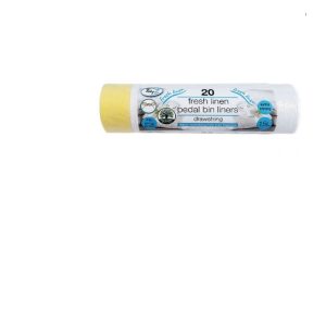 Tidyz 20 Fresh Linen Extra Strong Pedal Bin Liners 15l