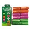 Tidyz Pocket Rainbow Assorted Colour Tie Handle Doggy Bags Pack Of 240