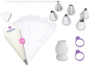 Swirly Bake Disposable Piping Bags Set Pack Of 100