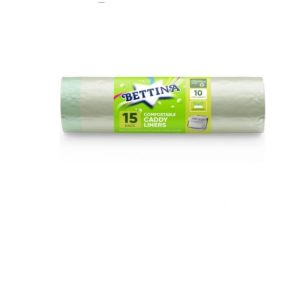 Bettina Compostable Caddy Liners 10l Pack Of 15