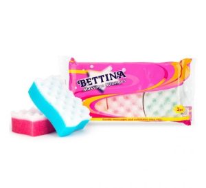 Bettina Colour Massage Sponges Pack Of 3
