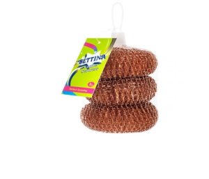 Bettina Heavy Duty Copper Scourers Pack Of 3